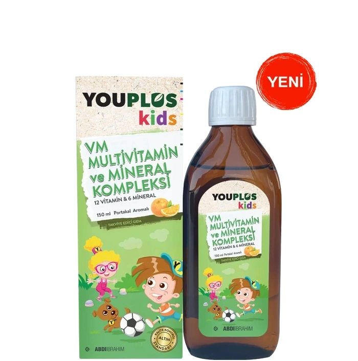 Youplus Kids Multivitamin ve Mineral Kompleksi